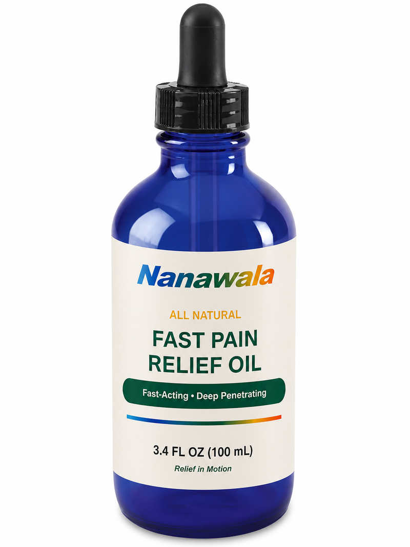 Nanawala Fast Pain Relief Oil 3.4 fl oz bottle